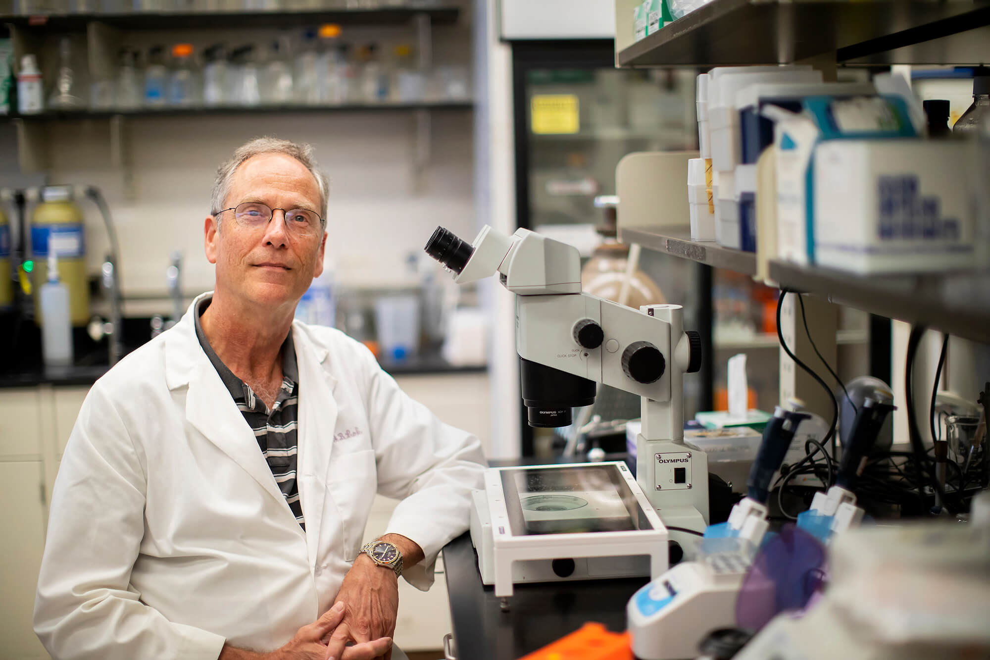 James Lok, a professor of parasitology at Penn Vet, specializes in parasite biology. 