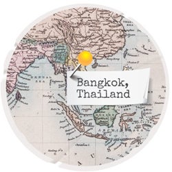 Bangkok, Thailand map Bangkok, Thailand map