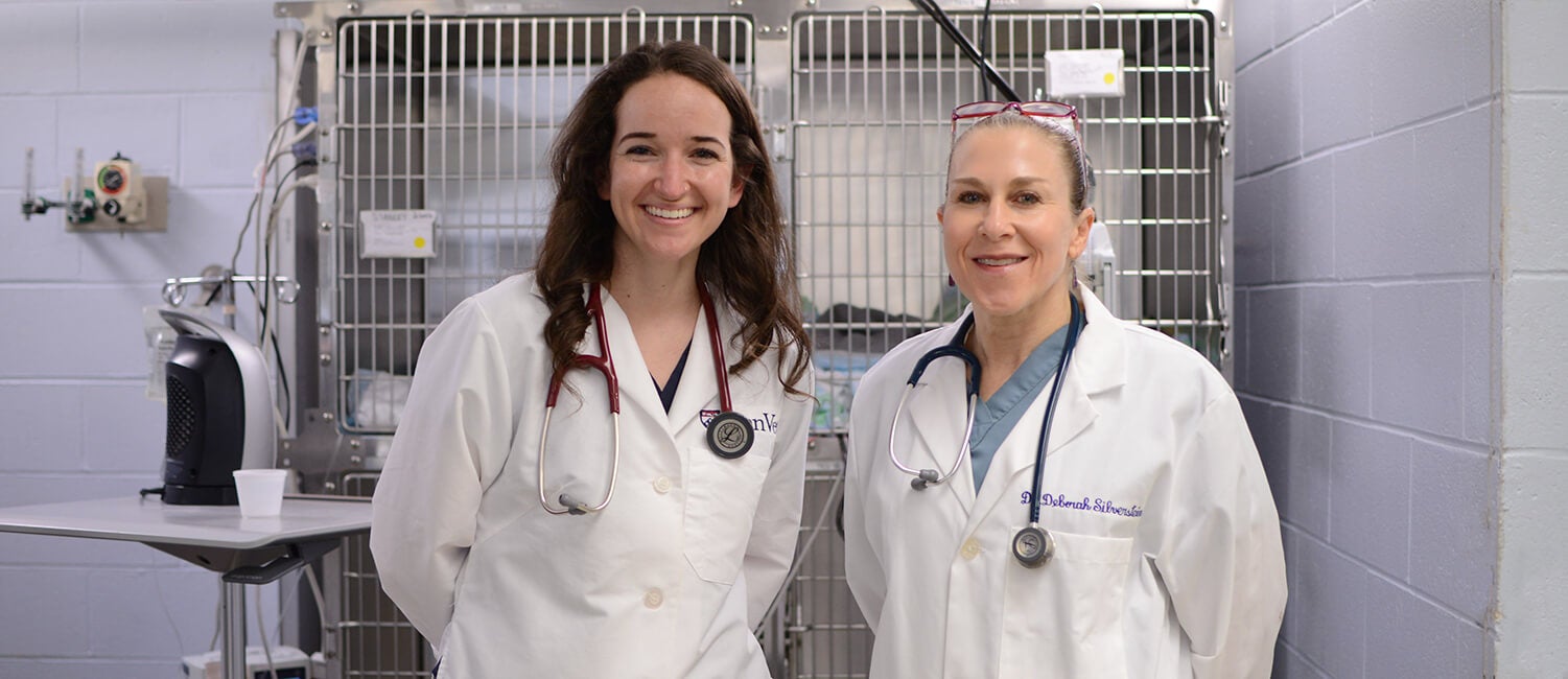 Dr. Selimah Harmon (left) and Dr. Deborah Silverstein Dr. Selimah Harmon (left) and Dr. Deborah Silverstein