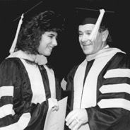 Gwen Fernich Lowitt, V'94 and her father Fred Fernich, V'63