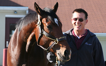 Photo of Barbaro and Dr. Dean Richardson