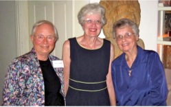 Drs. Elinor Brandt, Katherine Houpt, and Barbara Henderson (from left), all V'63, remain friends more than 50 years after graduation.