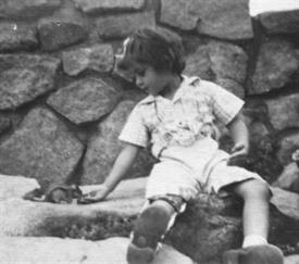 Dr. Marilyn Weber as a child.