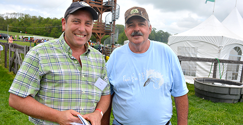 Patrick Reilly, Chief of Farrier Services, and Jimmy Riggins, Farm Manager, are on call for emergencies.
