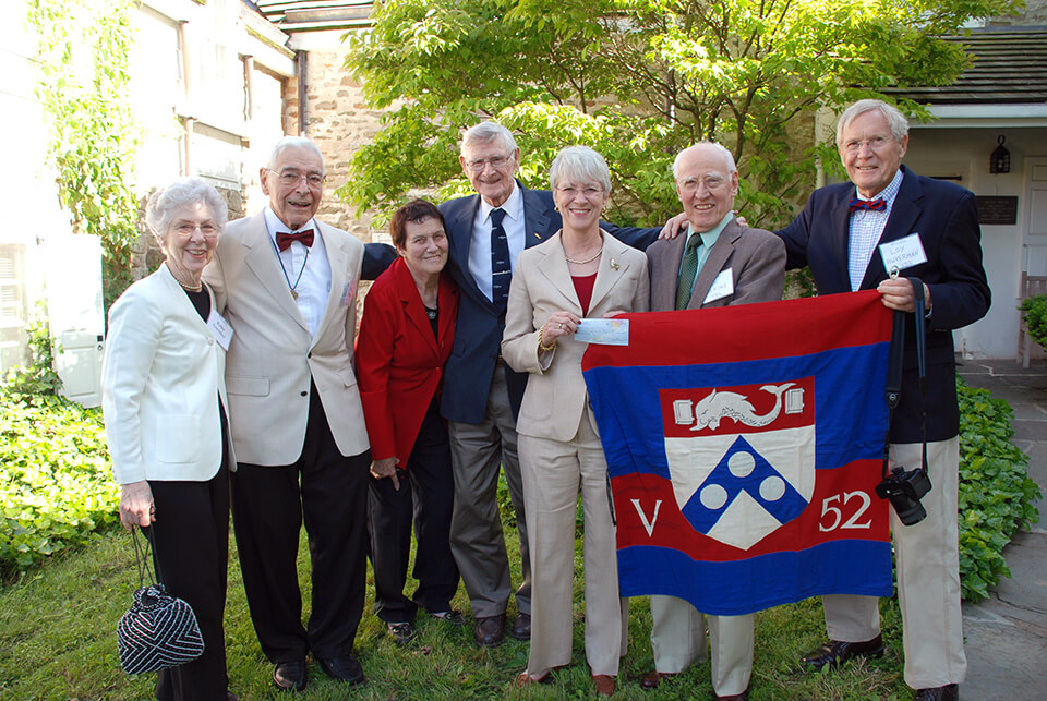 Dr. John Wilkins (second from right) attended his 60th class reunion.