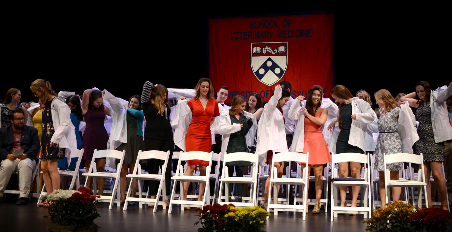 The Class of 2021 puts on their white coats