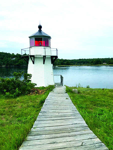 Located on Arrowsic Island in Maine, Squirrel Point Light is one of four navigational aids dating back to 1895 along the Kennebec River’s 11-mile stretch between the Atlantic Ocean and Bath. The property is surrounded by 640 acres of land conserved by Maine’s Department of Inland Fisheries and Wildlife and The Nature Conservancy.