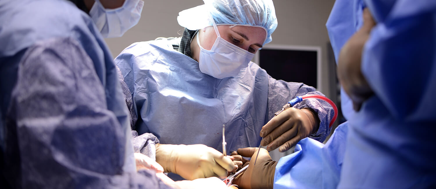 Dr. Katherine Meyers performs orthopedic surgery