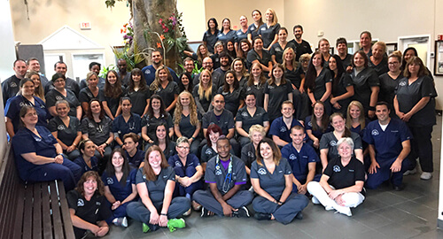The doctors and staff of Mount Laurel Animal Hospital