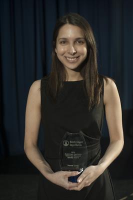 Penn Vet student Mariel Covo was awarded the 2019 Boehringer Ingelheim Veterinary Research Award for her work studying the use of CAR T cells against canine lymphoma.