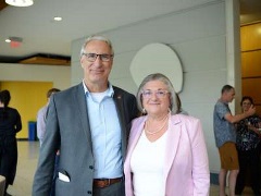 Andy Hoffman and Ellen Puré