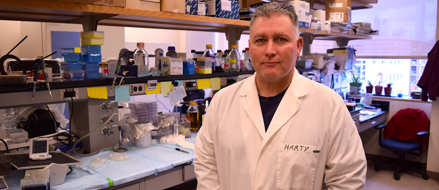 Dr. Ron Harty who studies viruses like Ebola, has won the prestigious Linback Teaching Award