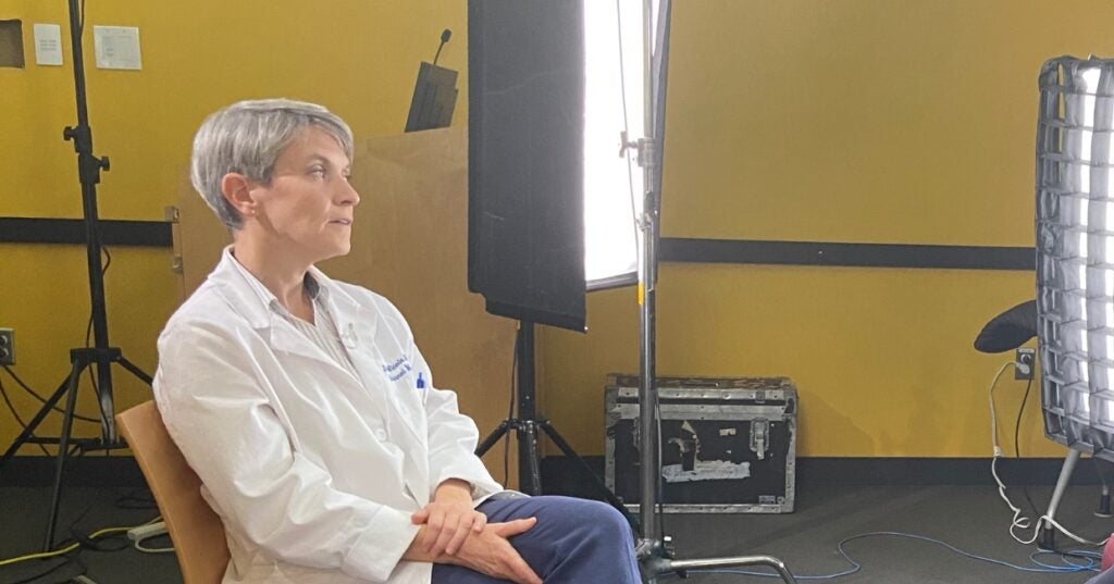 Dr. Mason in an interview