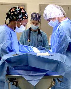 ular residents-performing a service