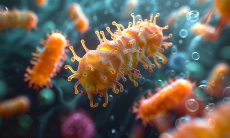 3D image of viruses