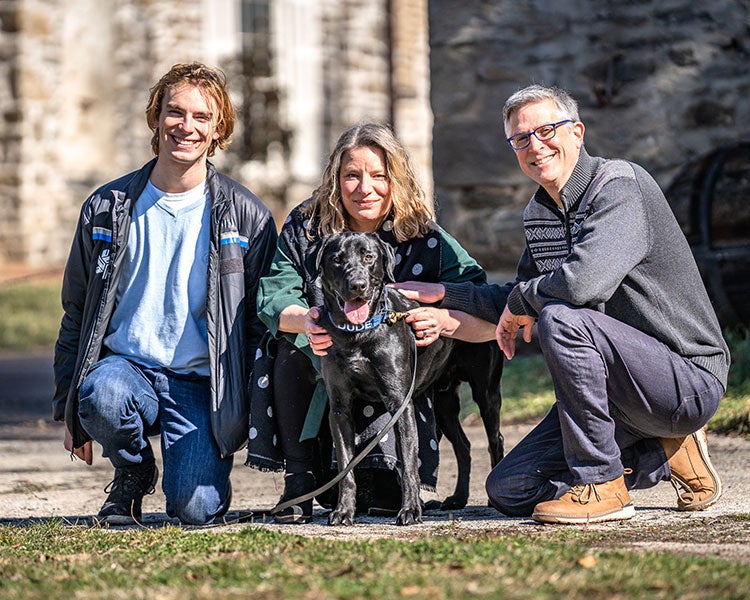 Dog with Foster Family