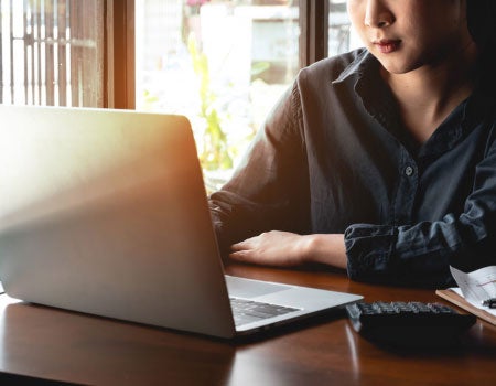 A Person At A Computer
