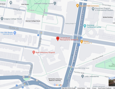 Map view of Penn Vet