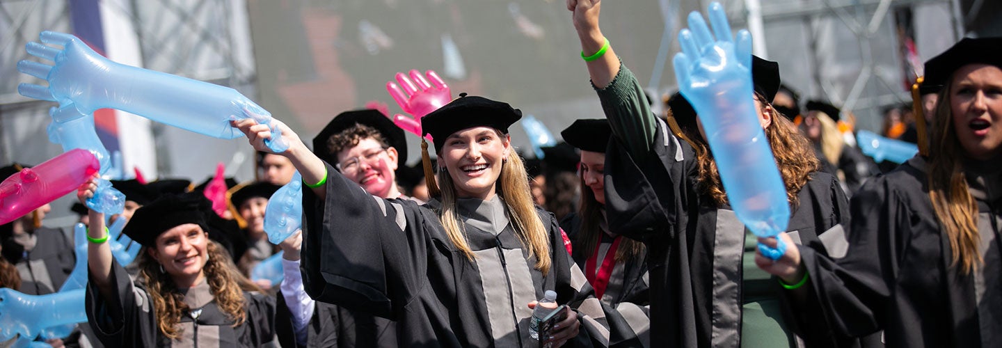 VMD students at graduation