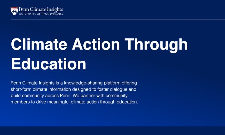 Image of the Climate Action Through Eduation webpage.